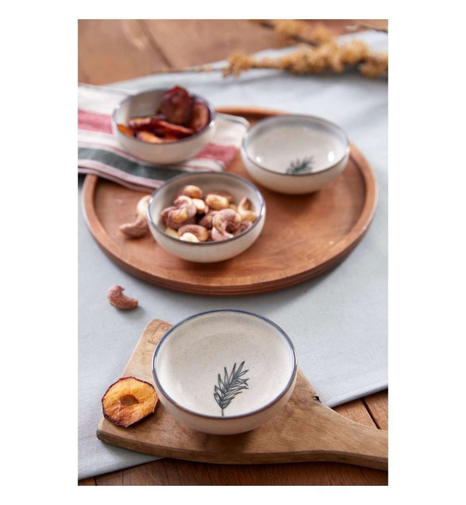 Set de bols, 4 pièces, bleu, 100 % PORCELAINE