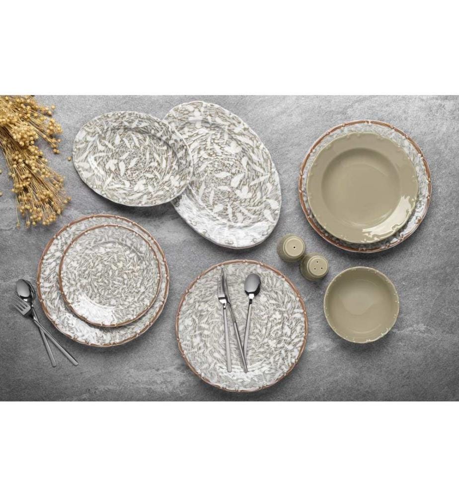 Service de table, 29 pièces, multicolore, 100 % PORCELAINE