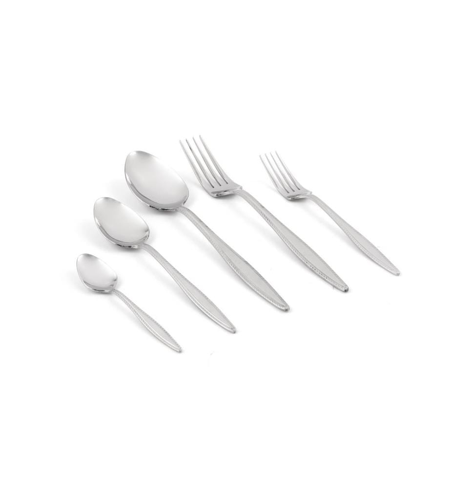 Ensemble de couverts, 60 pièces, argent, 100% Stainmless Steeml