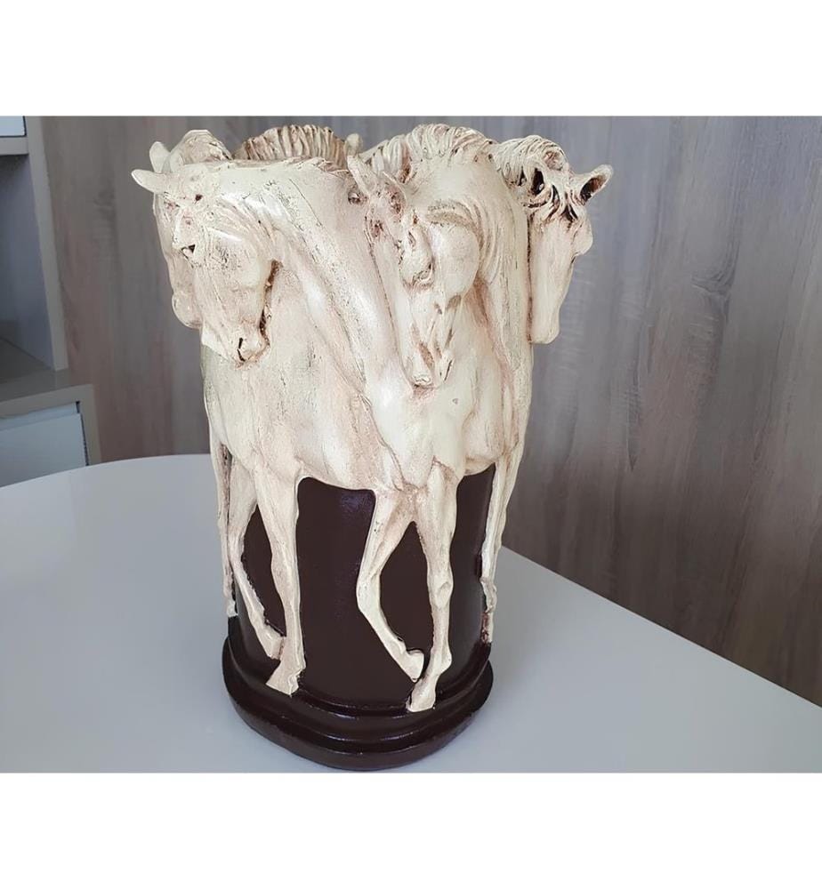Objet décoratif, marron, beige, 100 % POLYESTER