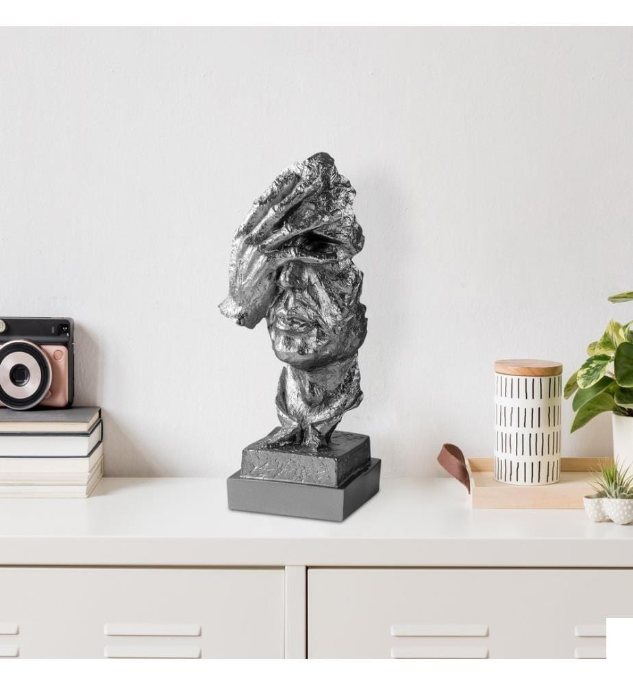Objet décoratif, argent, 100 % POLYESTER