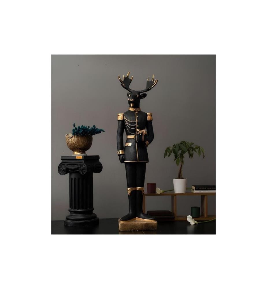 Objet décoratif, noir, doré, 100 % POLYESTER