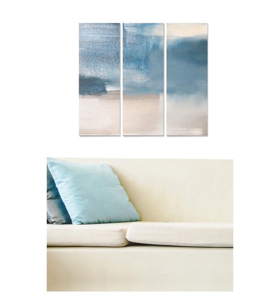 Peinture décorative en MDF, 3 pièces, multicolore, 100% MDF