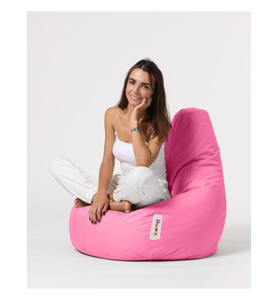 Pink, Classic Bean Sacs, En Polystyrène Avec Une Densité Haute Densité Recyclée
