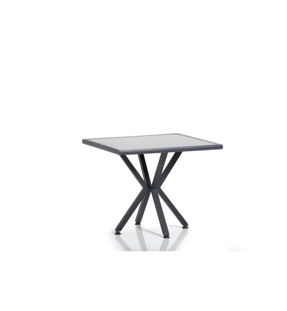 Gris, Tables Basses, 78X94X94 cm, D'Aliminium