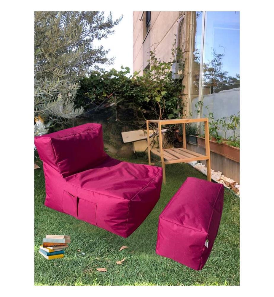 Ensemble de sacs de haricots, 2 pièces, rose, 100% POLYESTER, tissu : 100% IMPERTEX