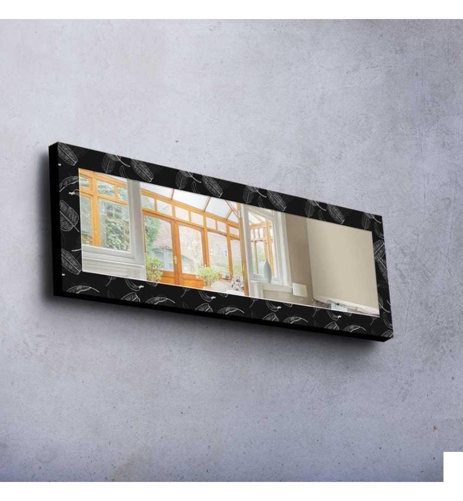 Miroir décoratif, Multicolore, Miroir, Réel, , Cadre en bois de pin