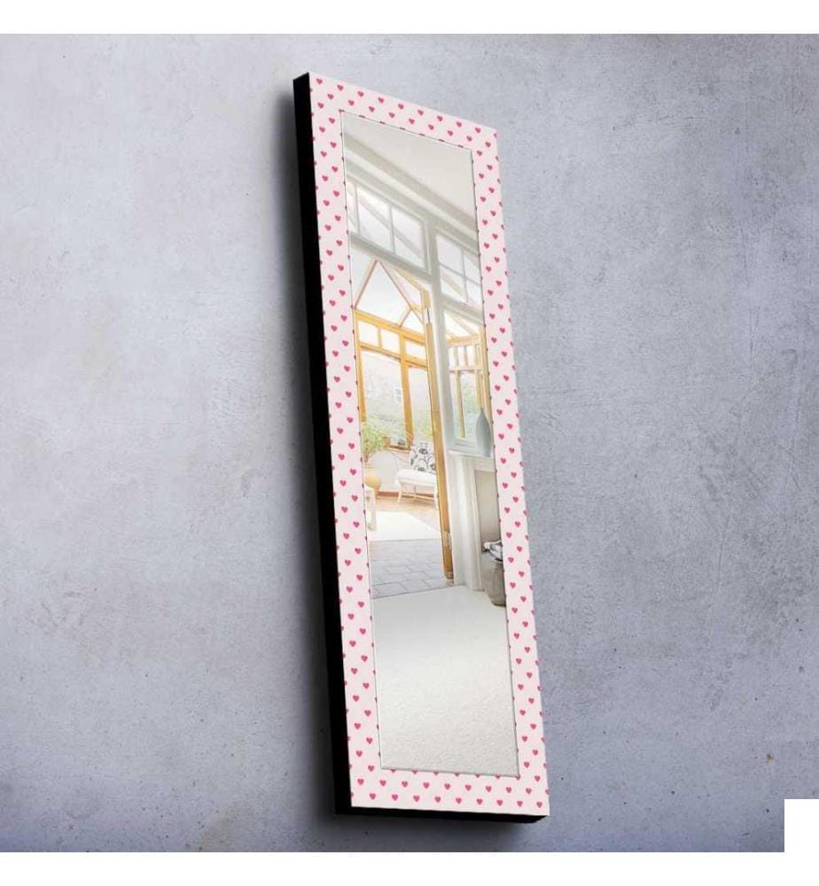 Miroir décoratif, Multicolore, Miroir, Réel, , Cadre en bois de pin