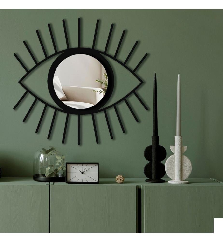 Miroir décoratif, argent, face supérieure : 100 % plexiglas
