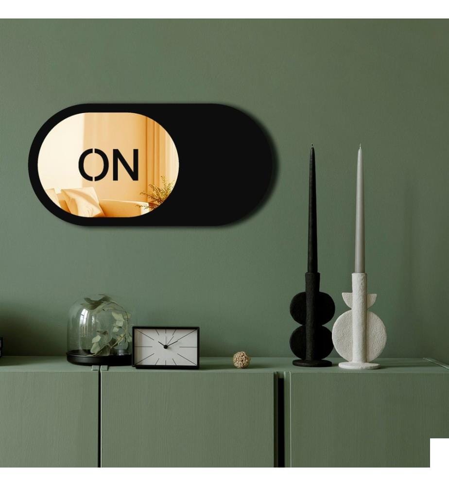 Miroir décoratif, or, face supérieure : 100 % plexiglas