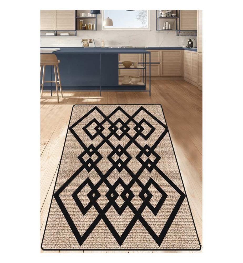 Tapis de couloir, 80 x 200, Multicolore, 100 % POLYESTER