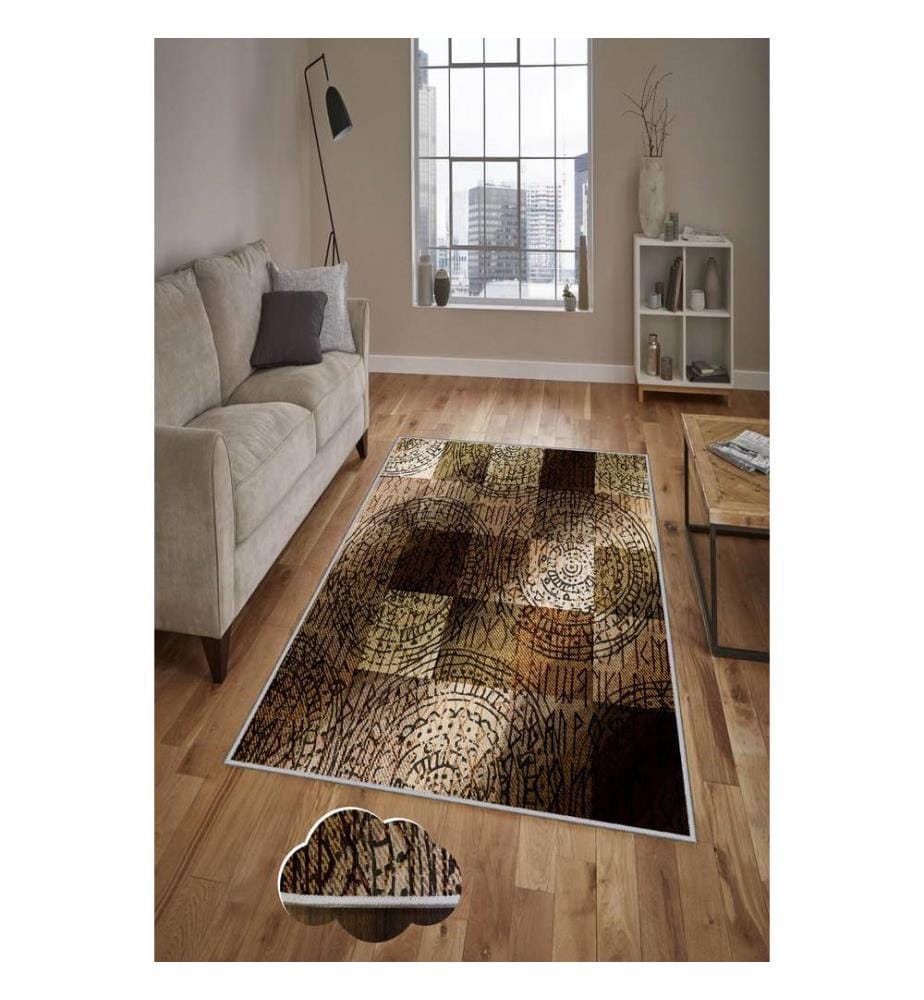 Tapis de couloir, 80 x 200, Multicolore, 100 % POLYESTER