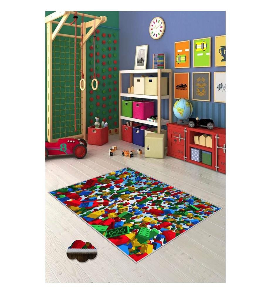 Tapis de couloir, 100 x 200, multicolore, 100 % POLYESTER