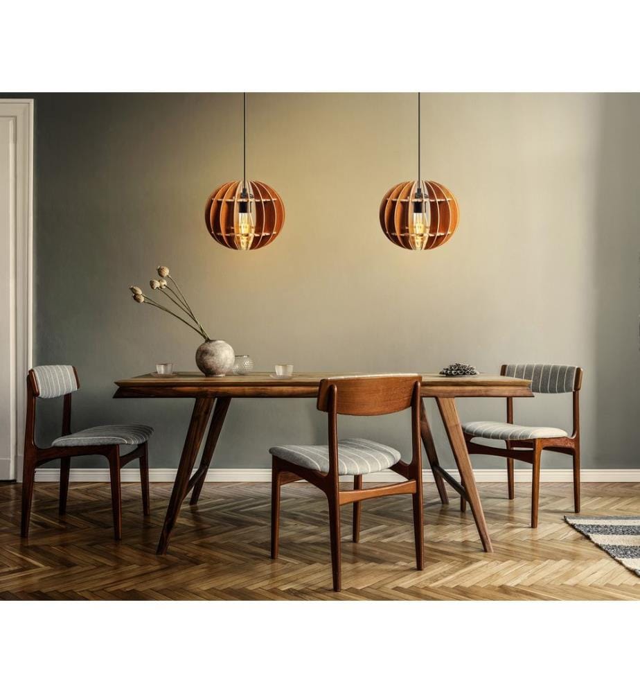 Lustre, Noyer, Corps en MDF