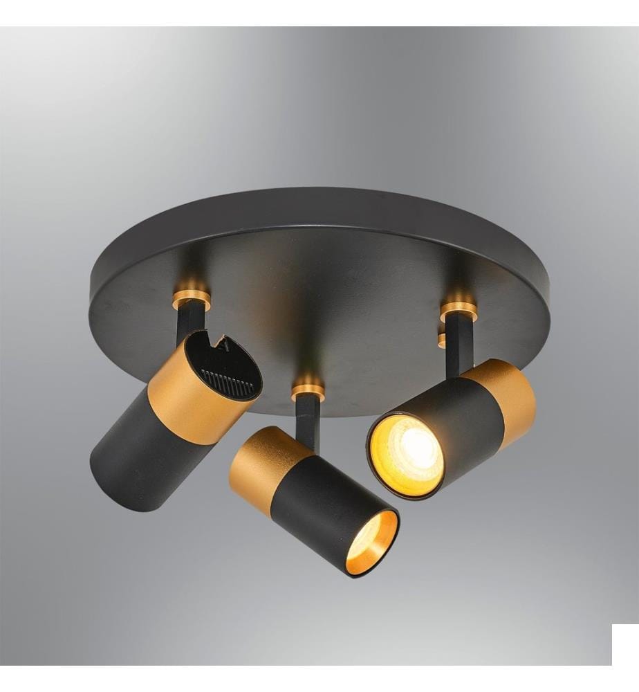 Lustre, noir, corps en métal