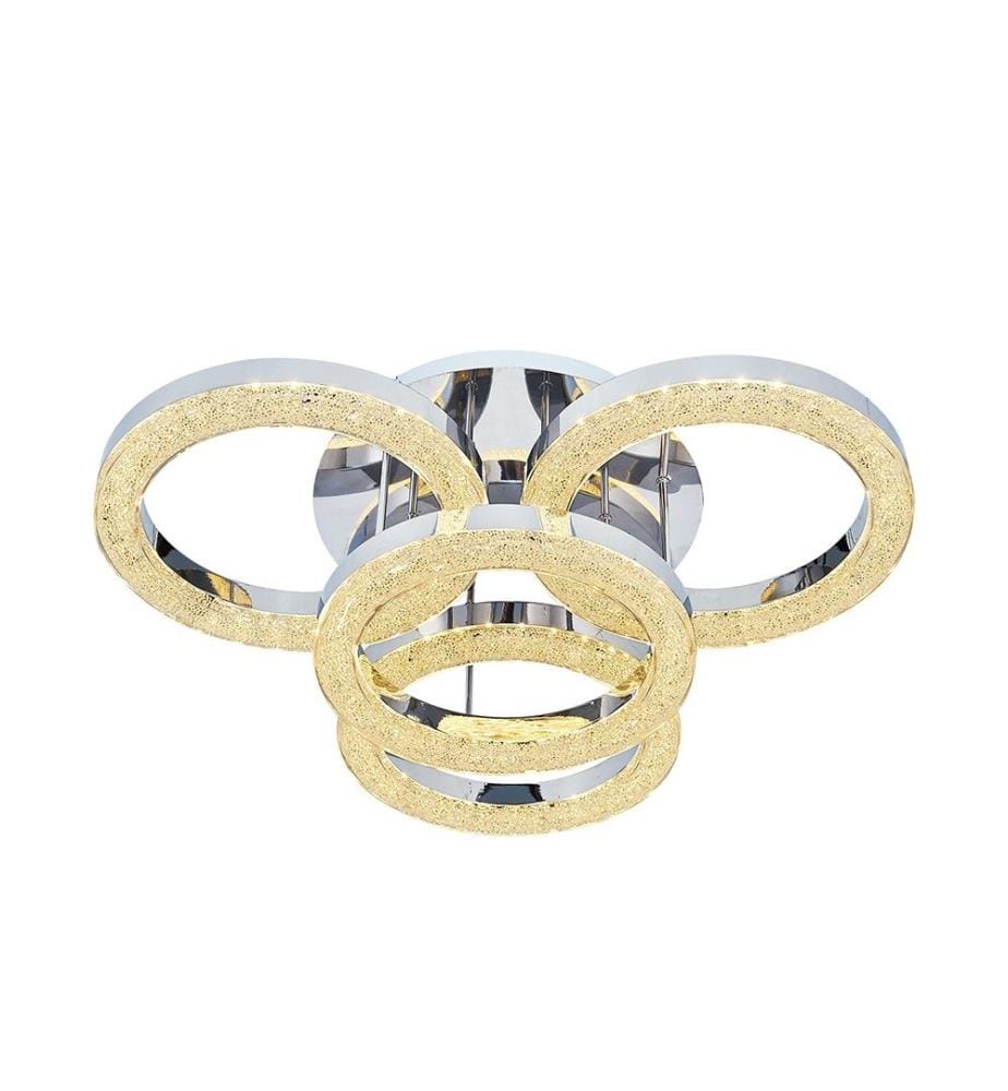 Lustre, transparent, CORPS EN MÉTAL, capuchon en acrylique