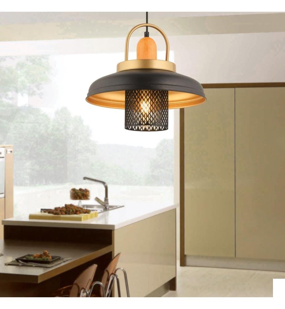 Lustre, noir, CORPS EN MÉTAL