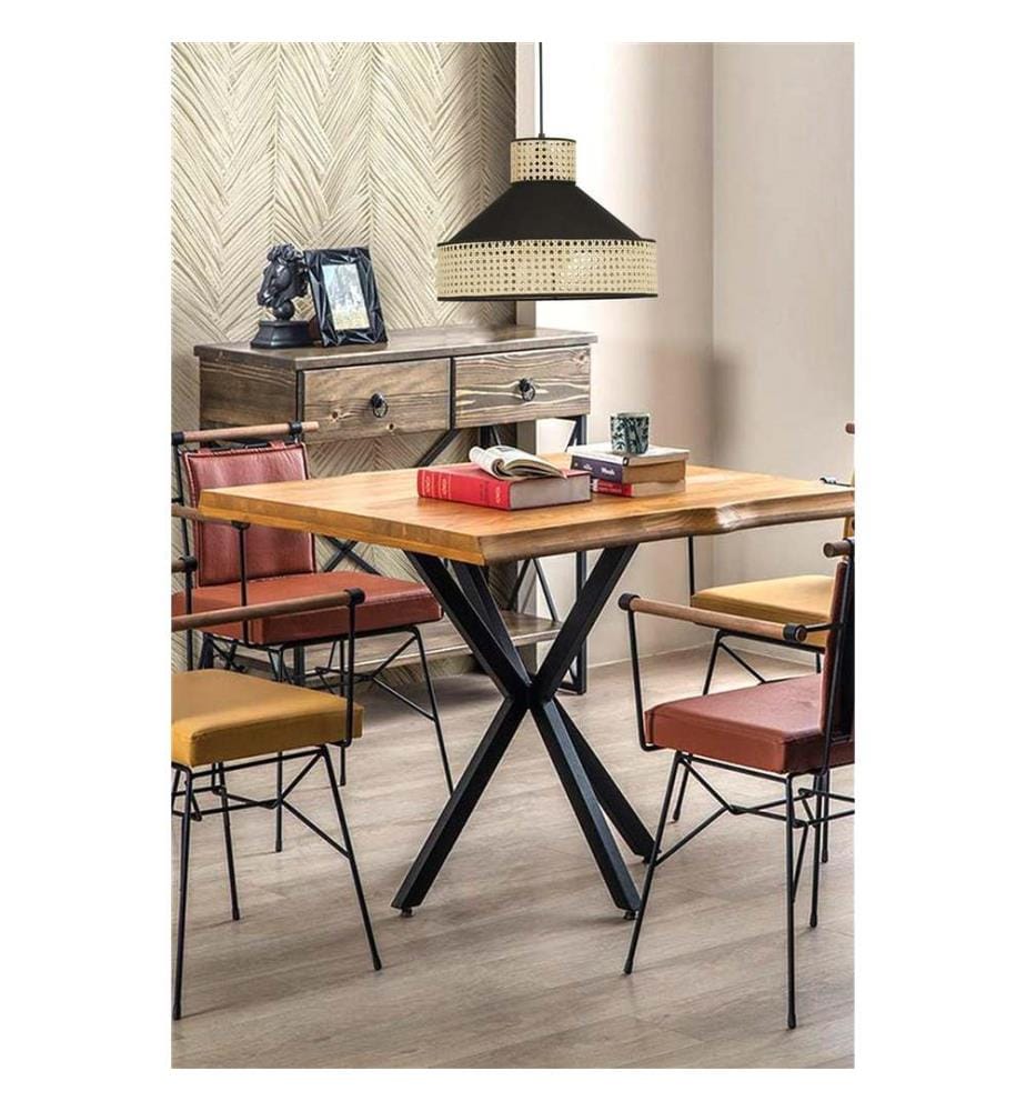 Lustre, noir, rotin, corps en rotin