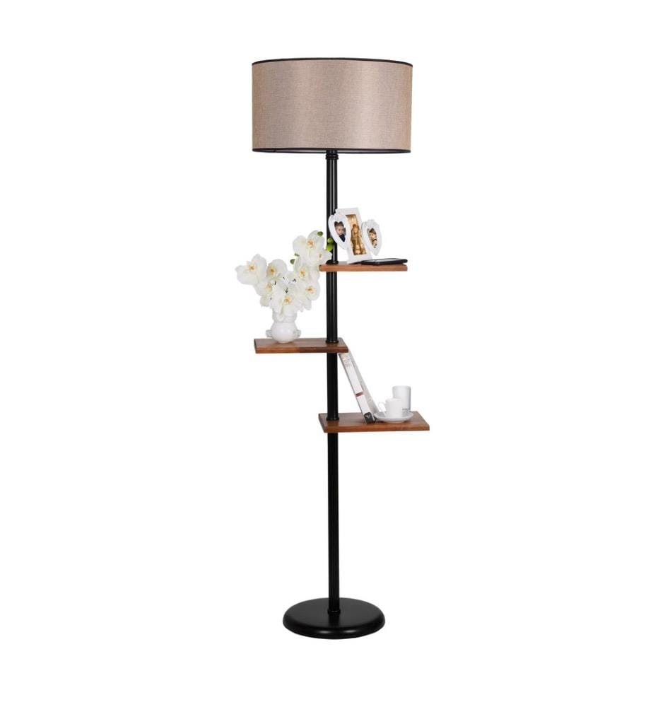 Noir, Lampadaire, Corps Métalliques