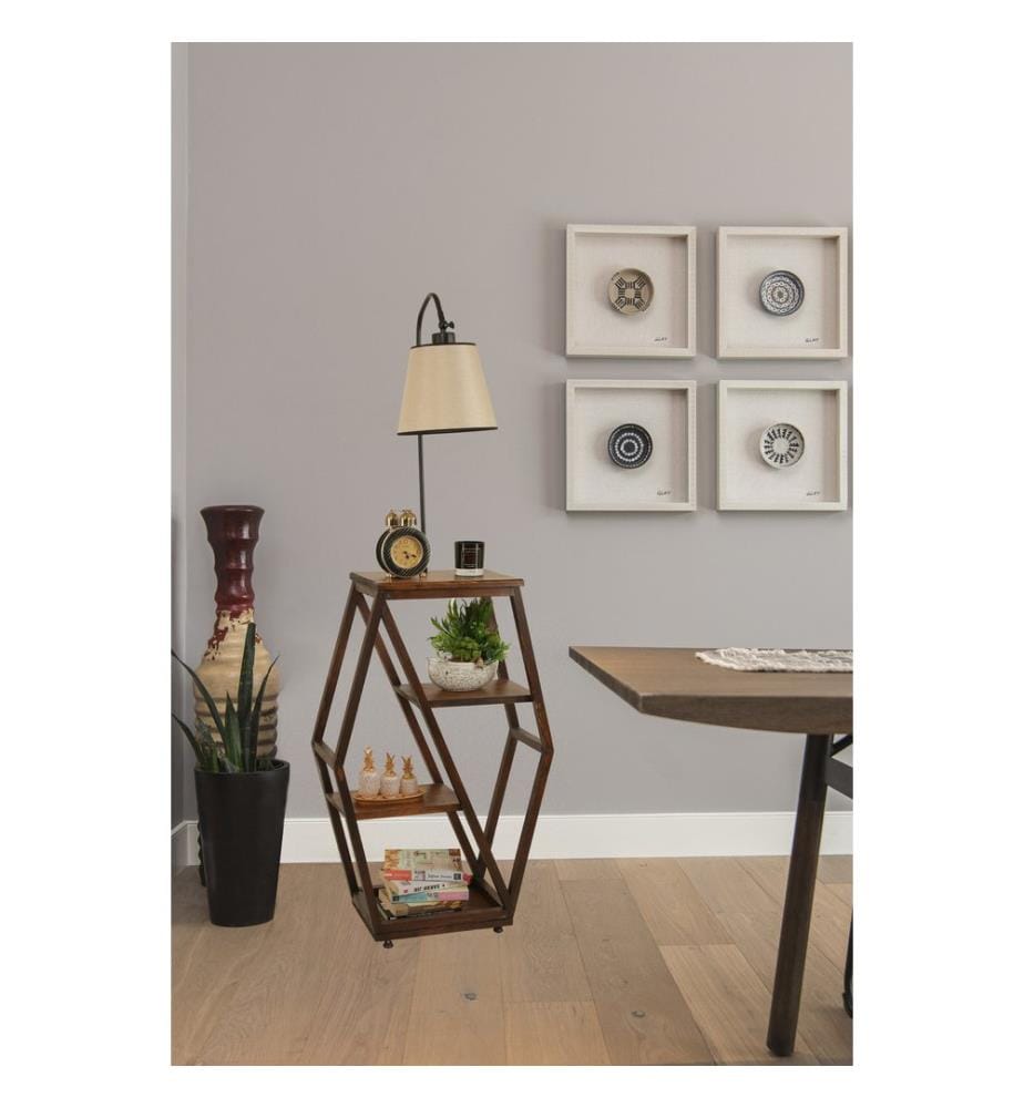 Beige, Lampadaire, 38 X 25 cm, Corps Métallique