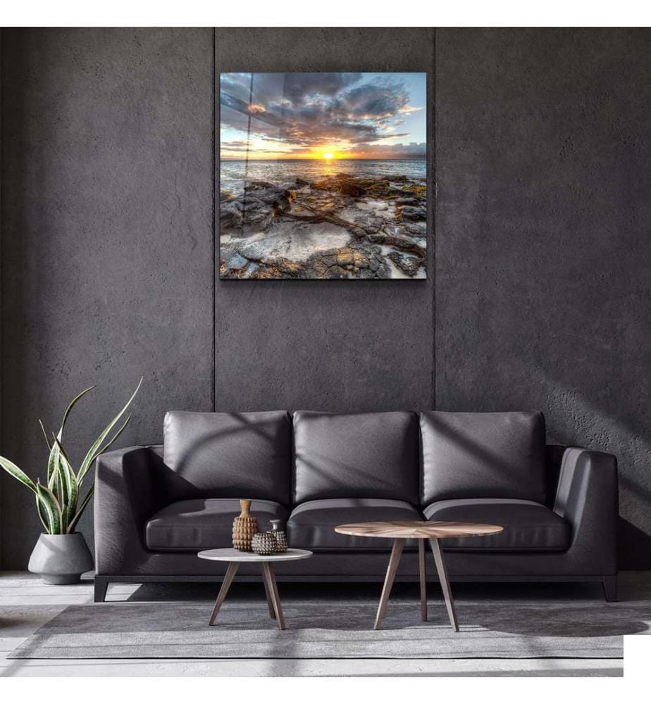 Peinture décorative sur verre trempé, multicolore, 100 % VERRE TREMPÉ