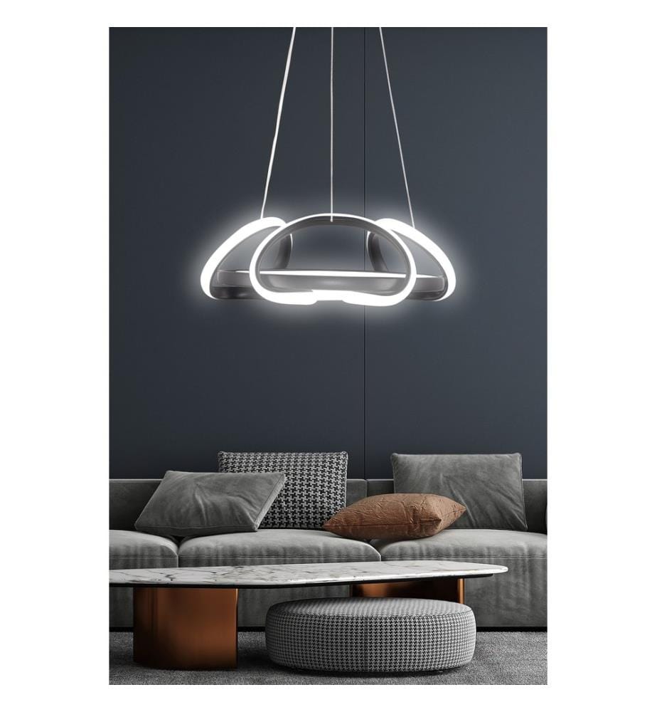 Lustre, Noir, Corps en Aliminium