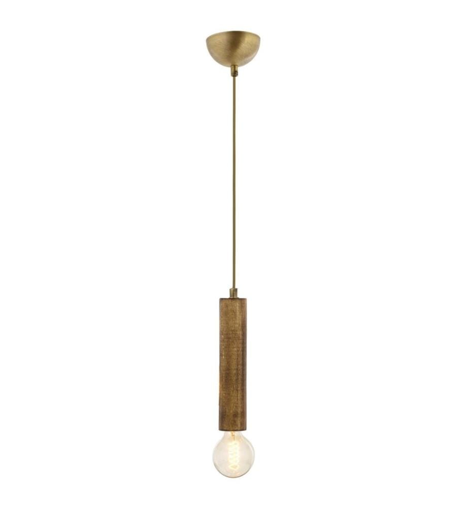 Lustre, Vintage, Corps en bois