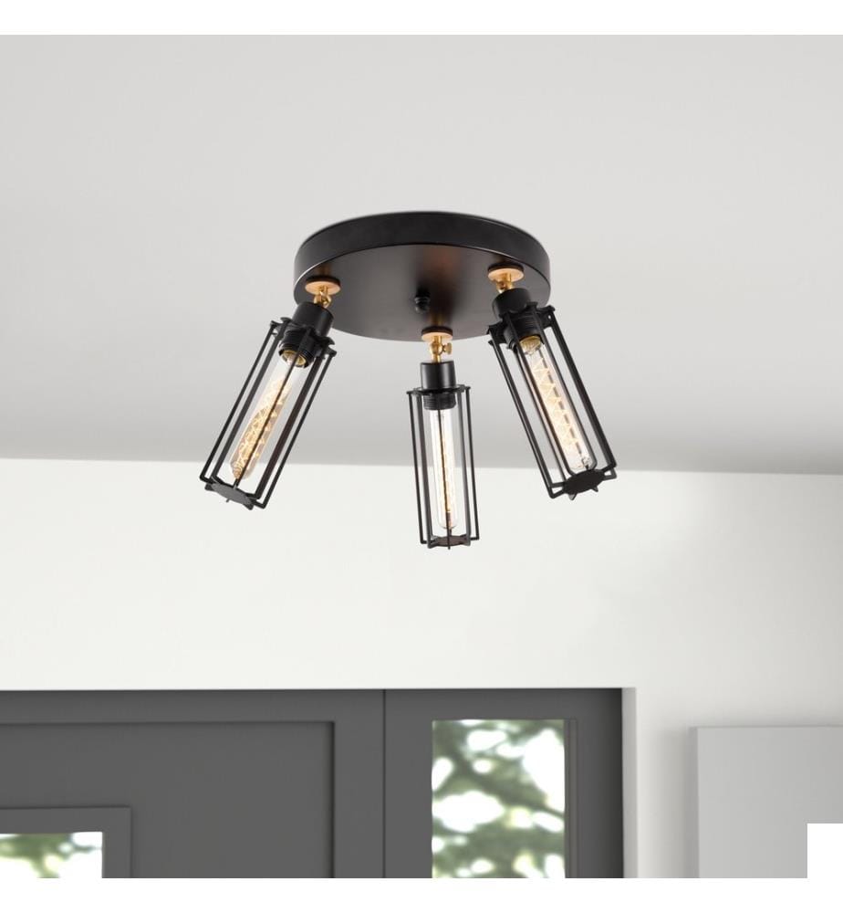 Lustre, Noir, Corps en Métal