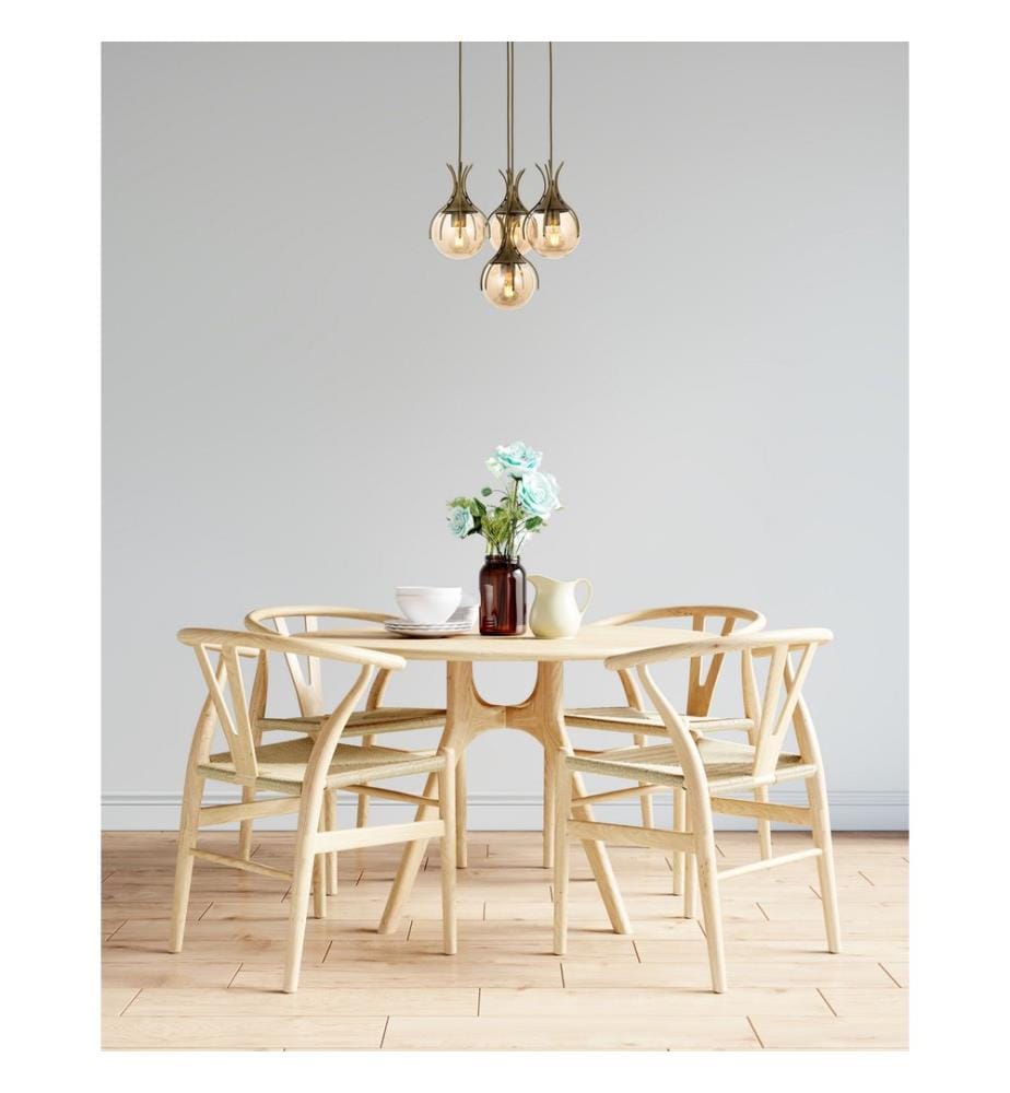 Lustre, Antiquation, Corps en métal, Chapeau en verre