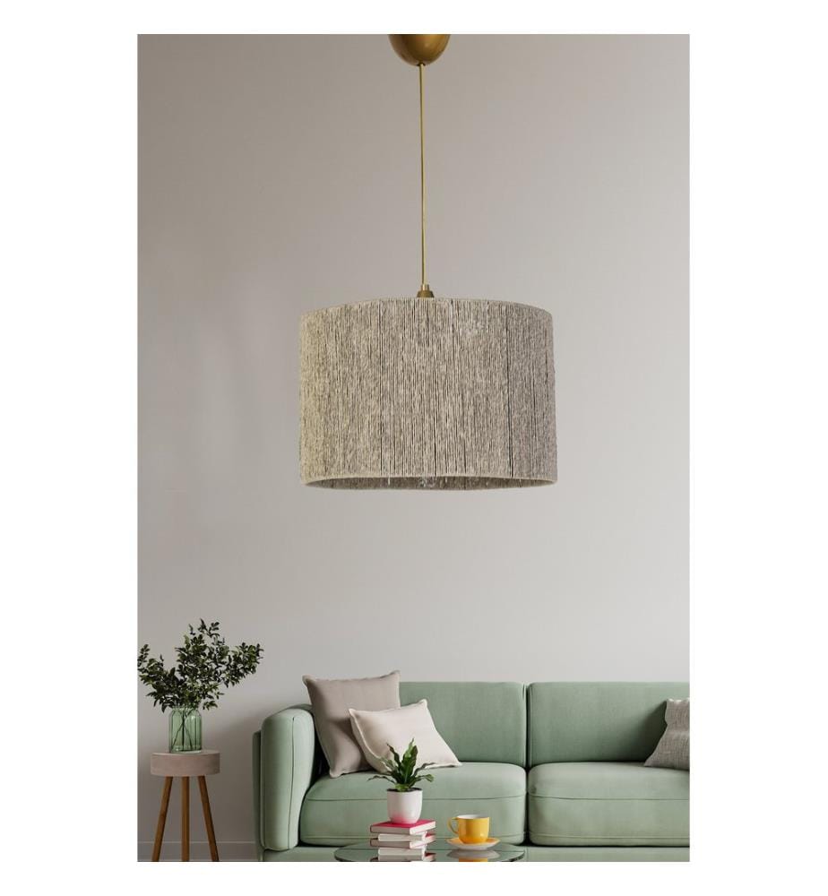 Chandelier, Vert, Corps en Plastic, Bonnet de coton