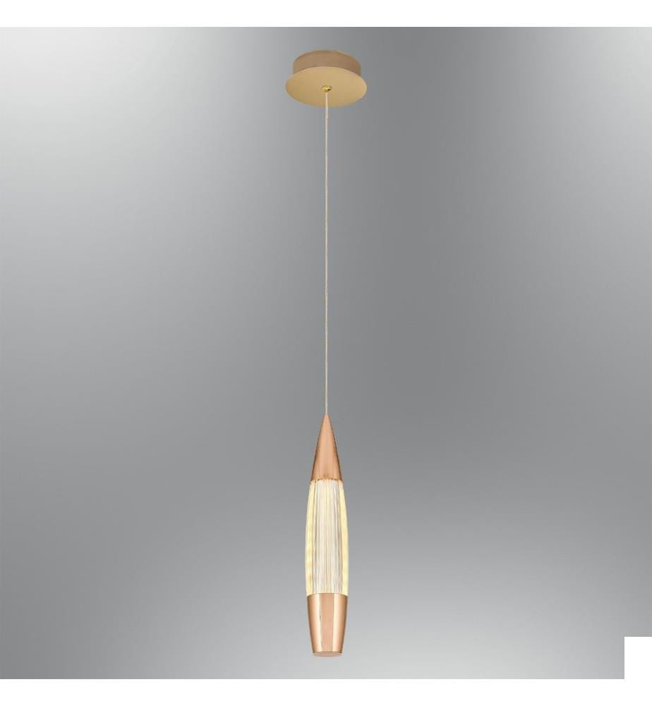 Lustre, Amber, Yellow, Corps en métal, Chapeau en verre opale