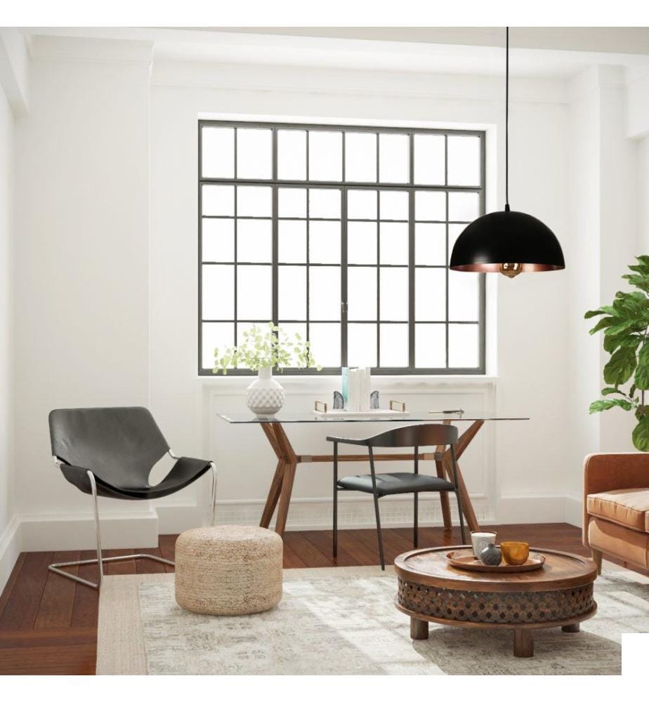 Lustre, noir, cuivre, 100% métal