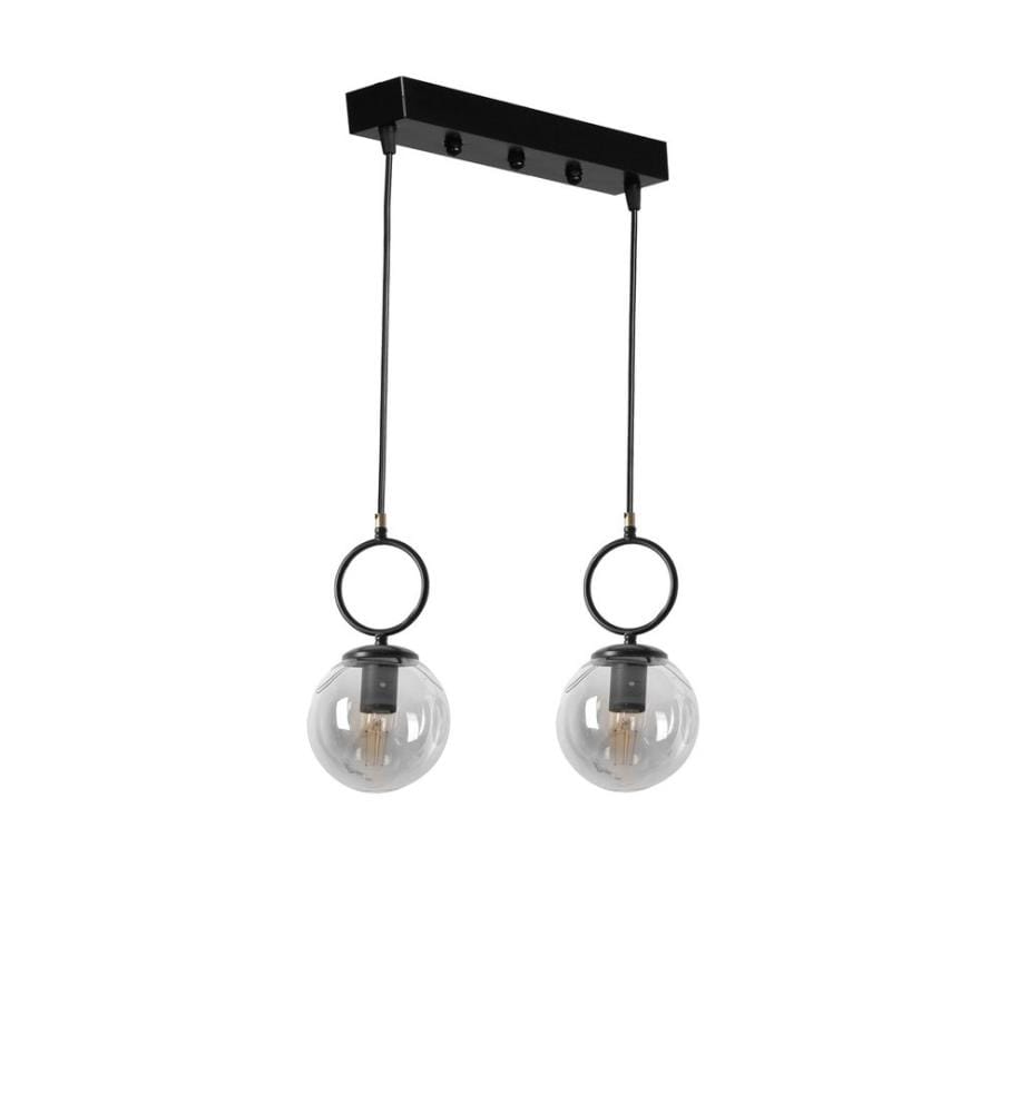 Lustre, noir, 100% métal