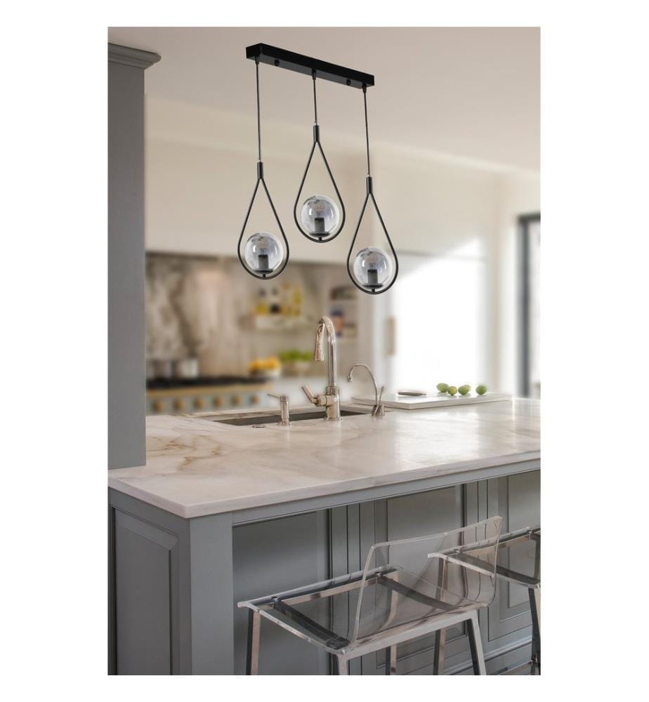Lustre, noir, 100% métal