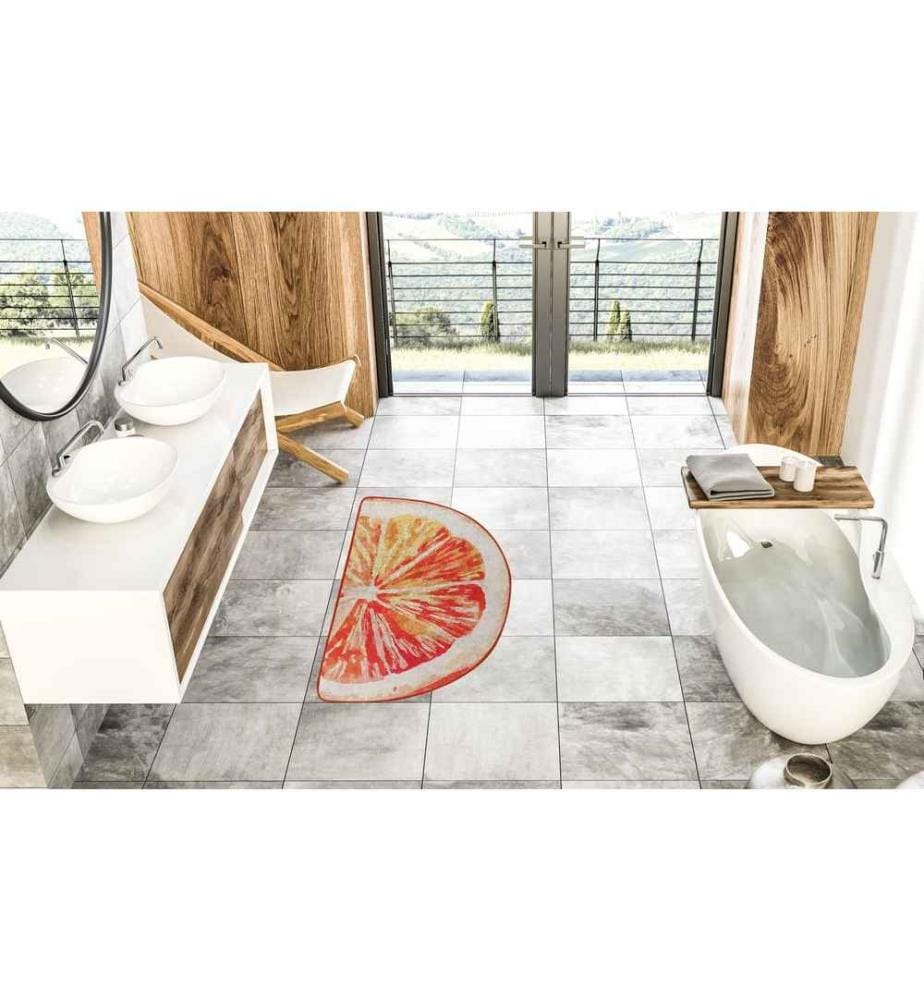 Tapis de bain, Multicolore, 100% Polyester