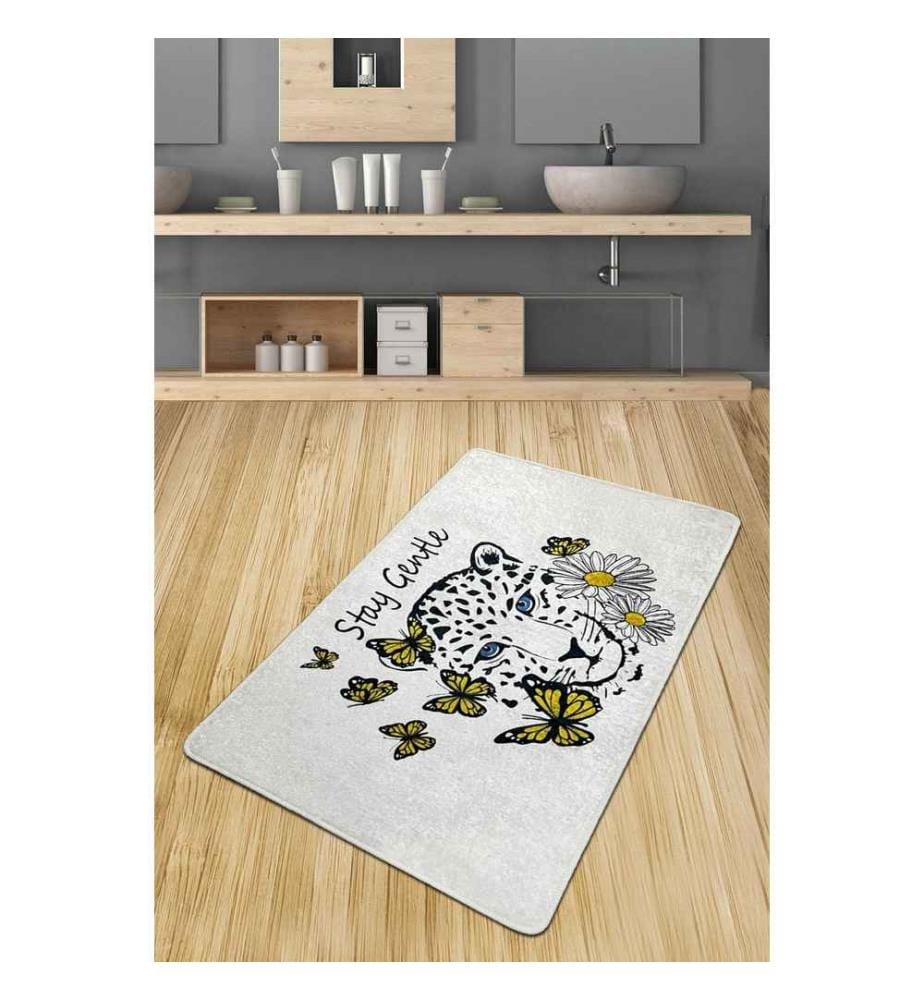 Tapis de bain, Multicolore, 100% Polyester