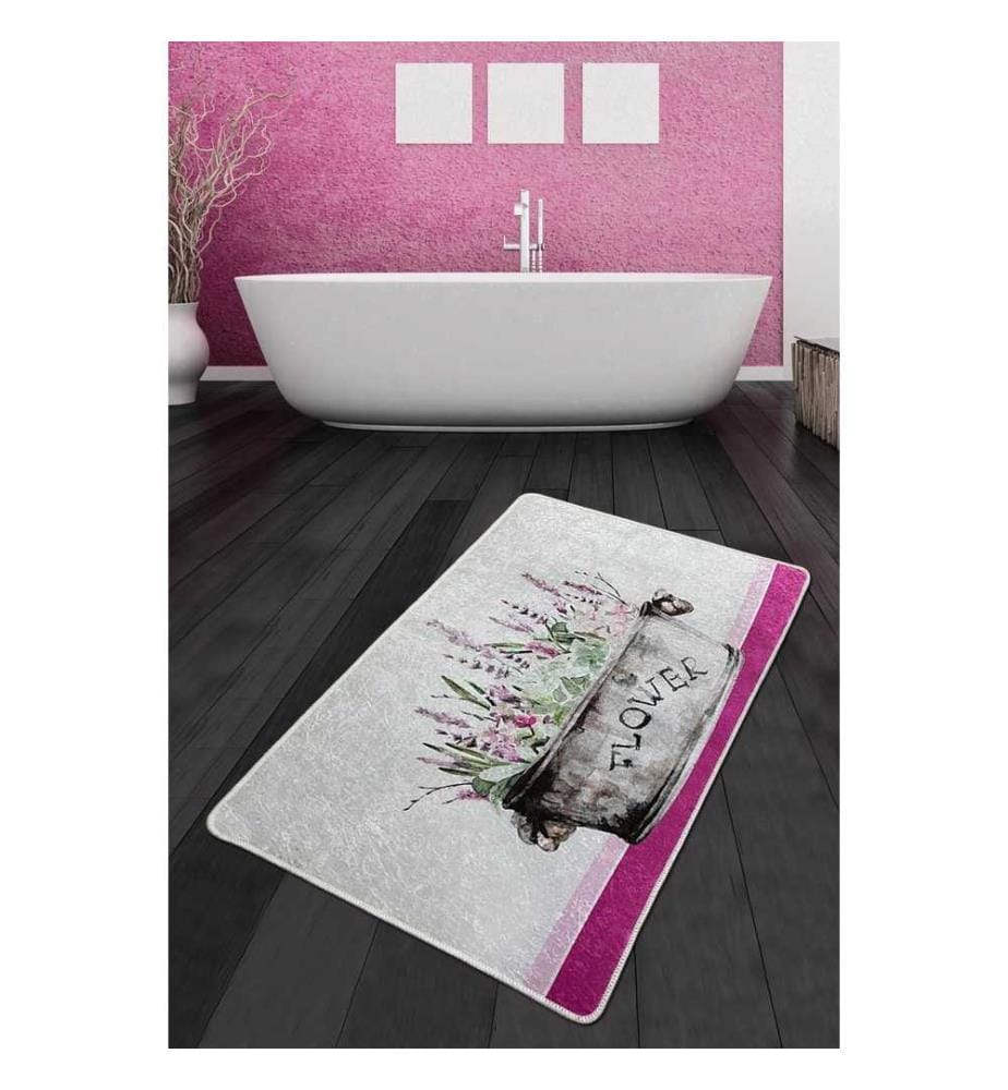 Tapis de bain, Multicolore, 100% Polyester
