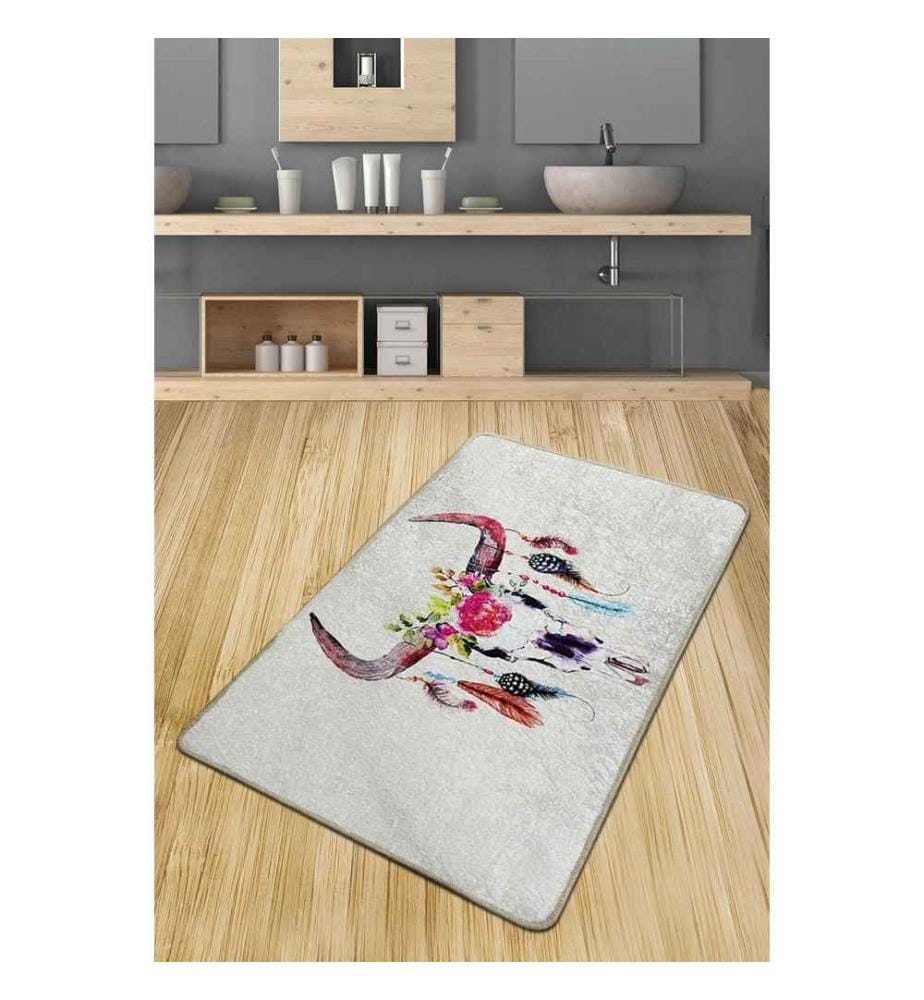 Tapis de bain, Multicolore, 100% Polyester
