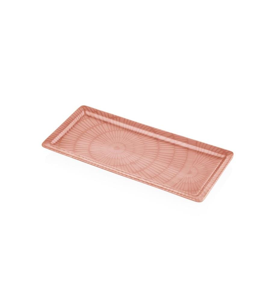 Assiette de service, saumon, 100% Ceramic