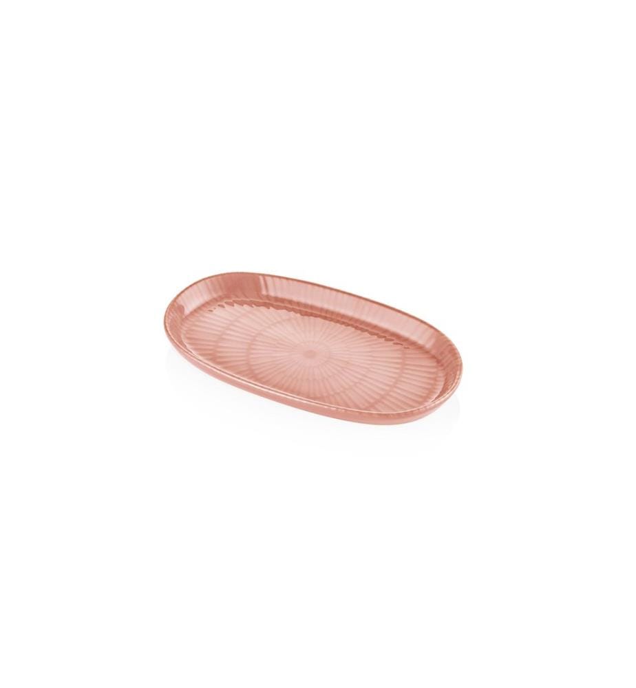 Plat, saumon, 100% Ceramic