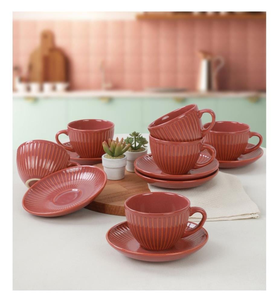 Orange, Tasses À Thé, Céramique