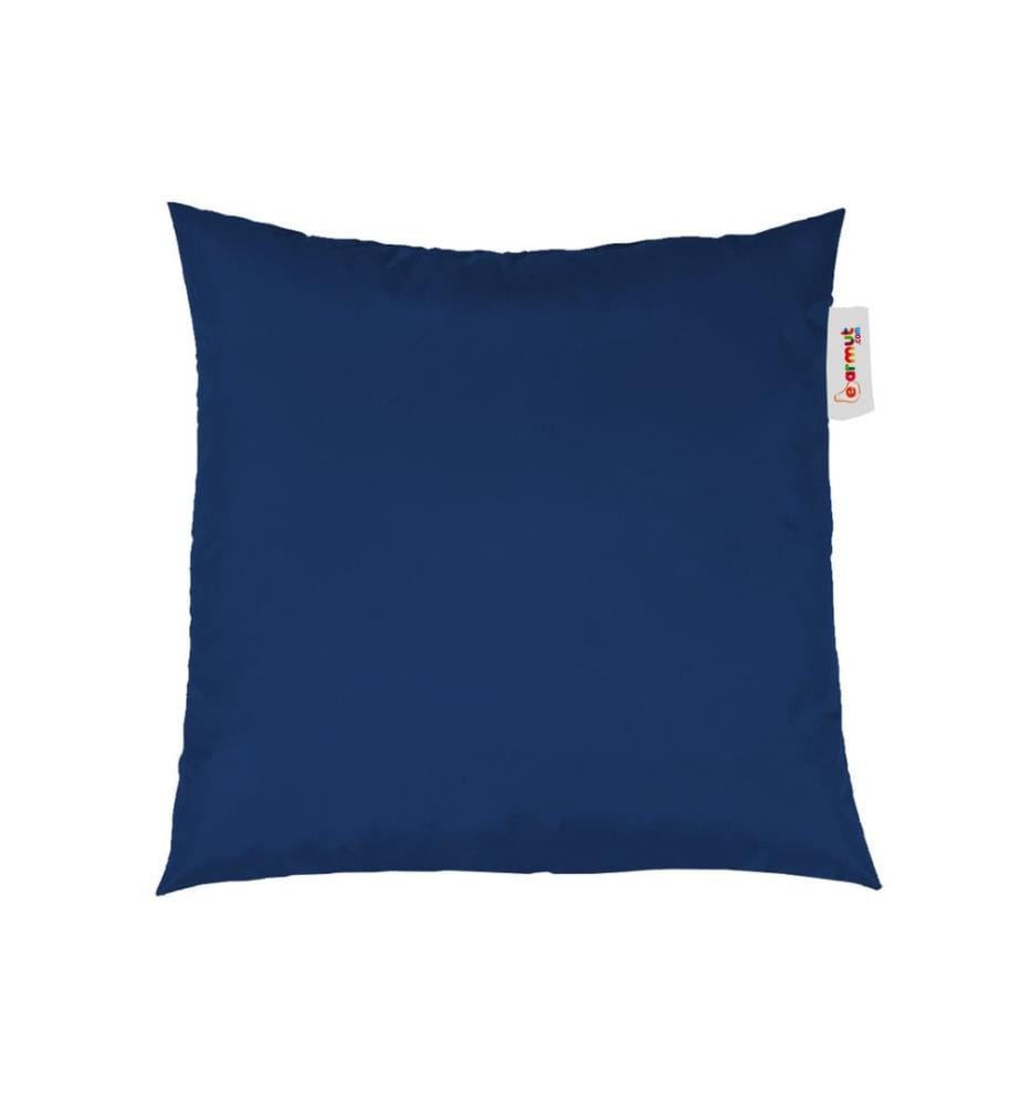 Coussin, bleu foncé, 100% High Density Styrofoam recyclé, tissu : 100% polyester