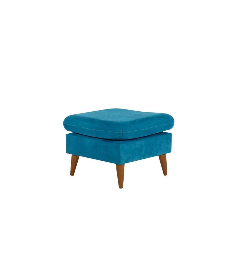 Bleu Foncé, Tabouret De Siège, Bois Cadre De Pin