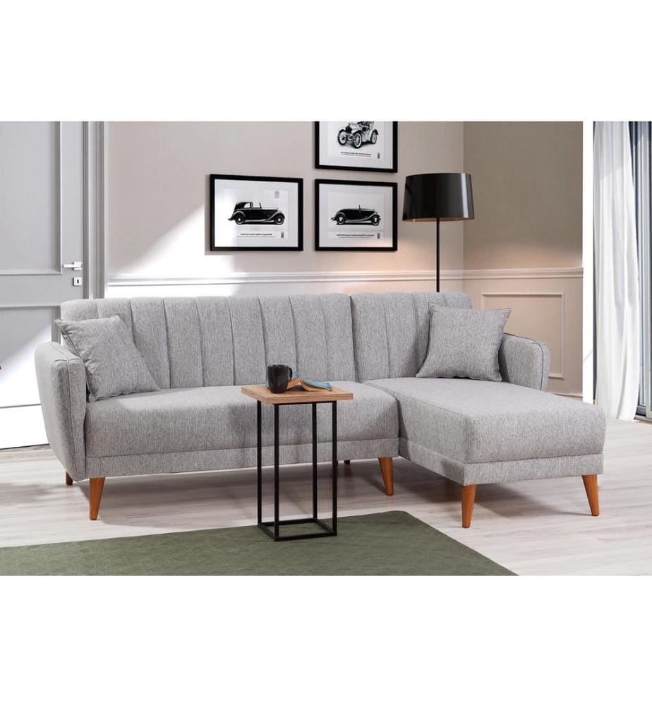 Gris, Canapé Lit, Bois Cadre De Calcul , Métal