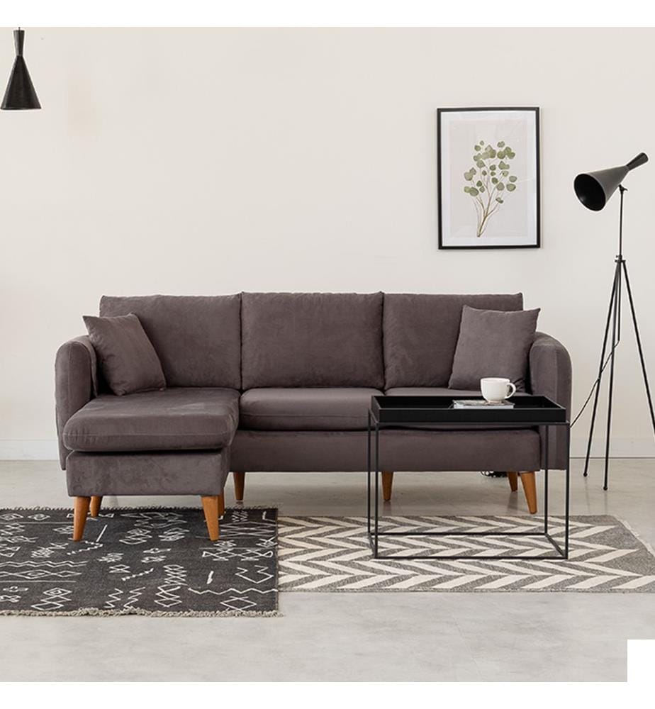 Anthracite, Canapé Lit, Bois Cadre De Pin