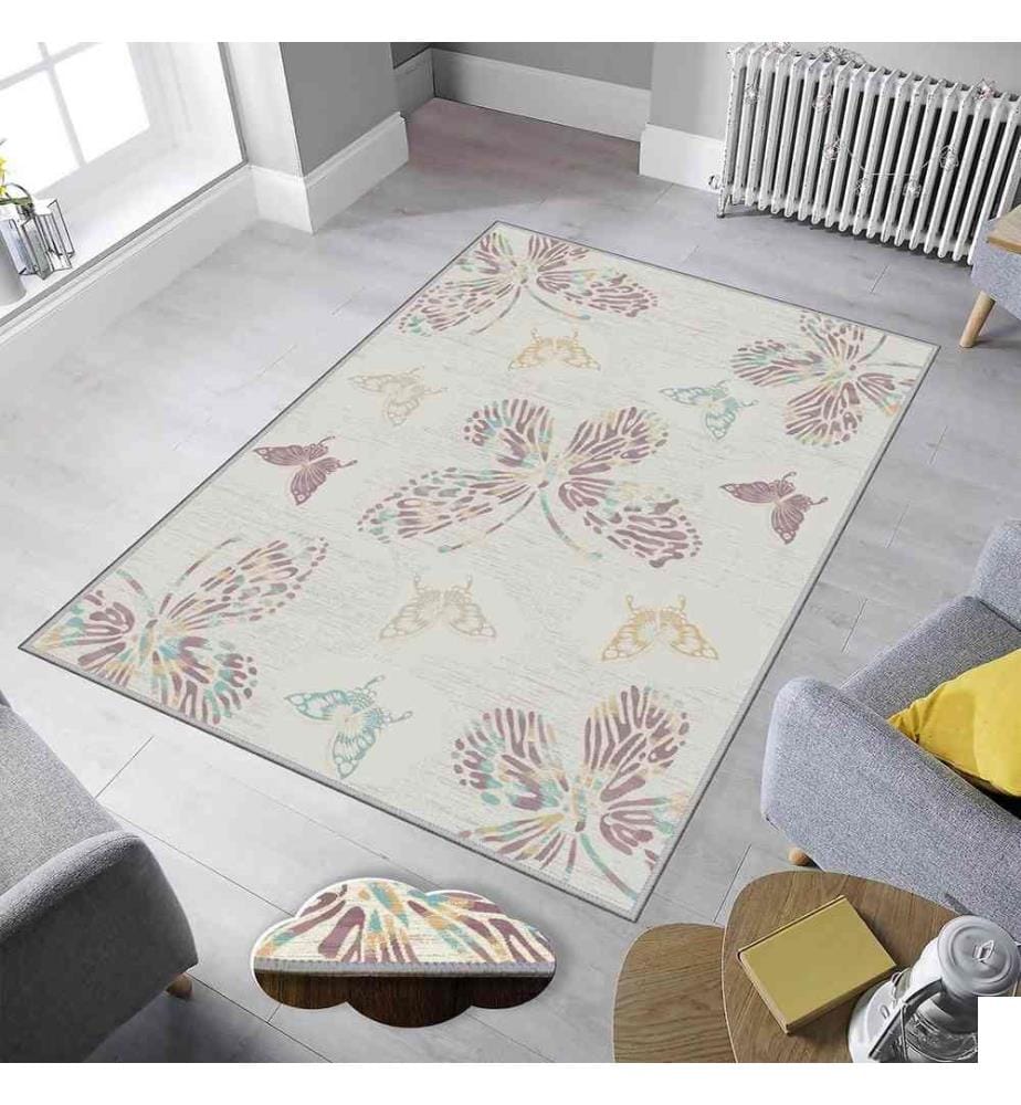 Tapis, Multicolore, 100% Polyester, 120 x 180 cm