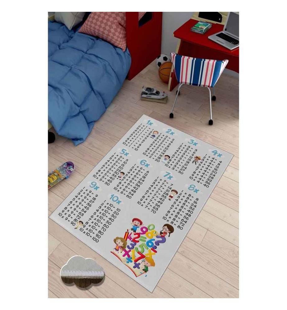 Tapis, Multicolore, 100% Polyester, 60 x 100 cm