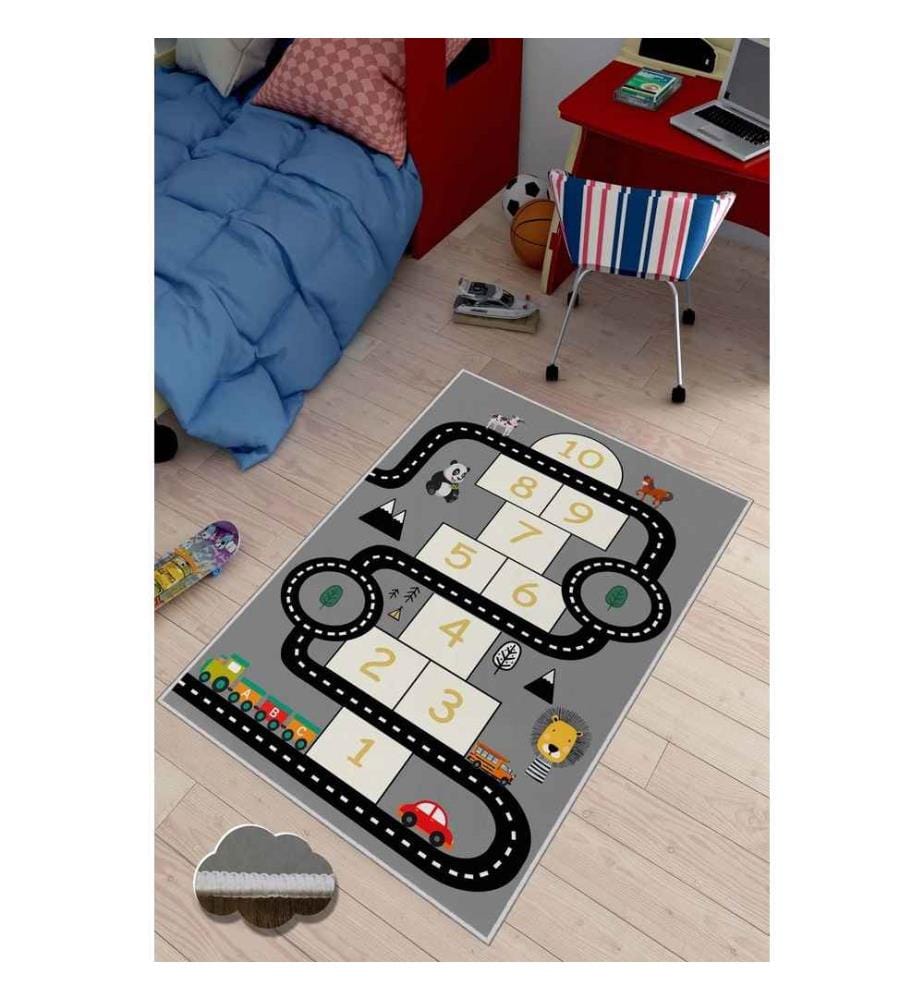 Tapis, Multicolore, 100% Polyester, 60 x 100 cm