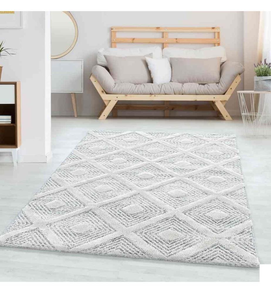 Tapis, gris, 100% polypropylène, 240 x 340 cm