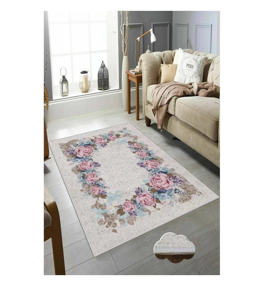 Tapis, multicolore, 100% polyester, 50 x 80 cm